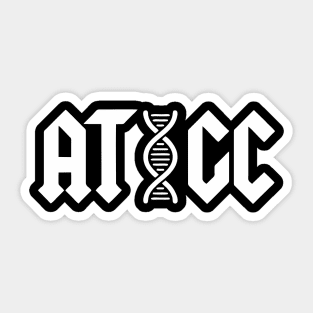 ATGC Molecular Biology DNA - Funny Science Sticker